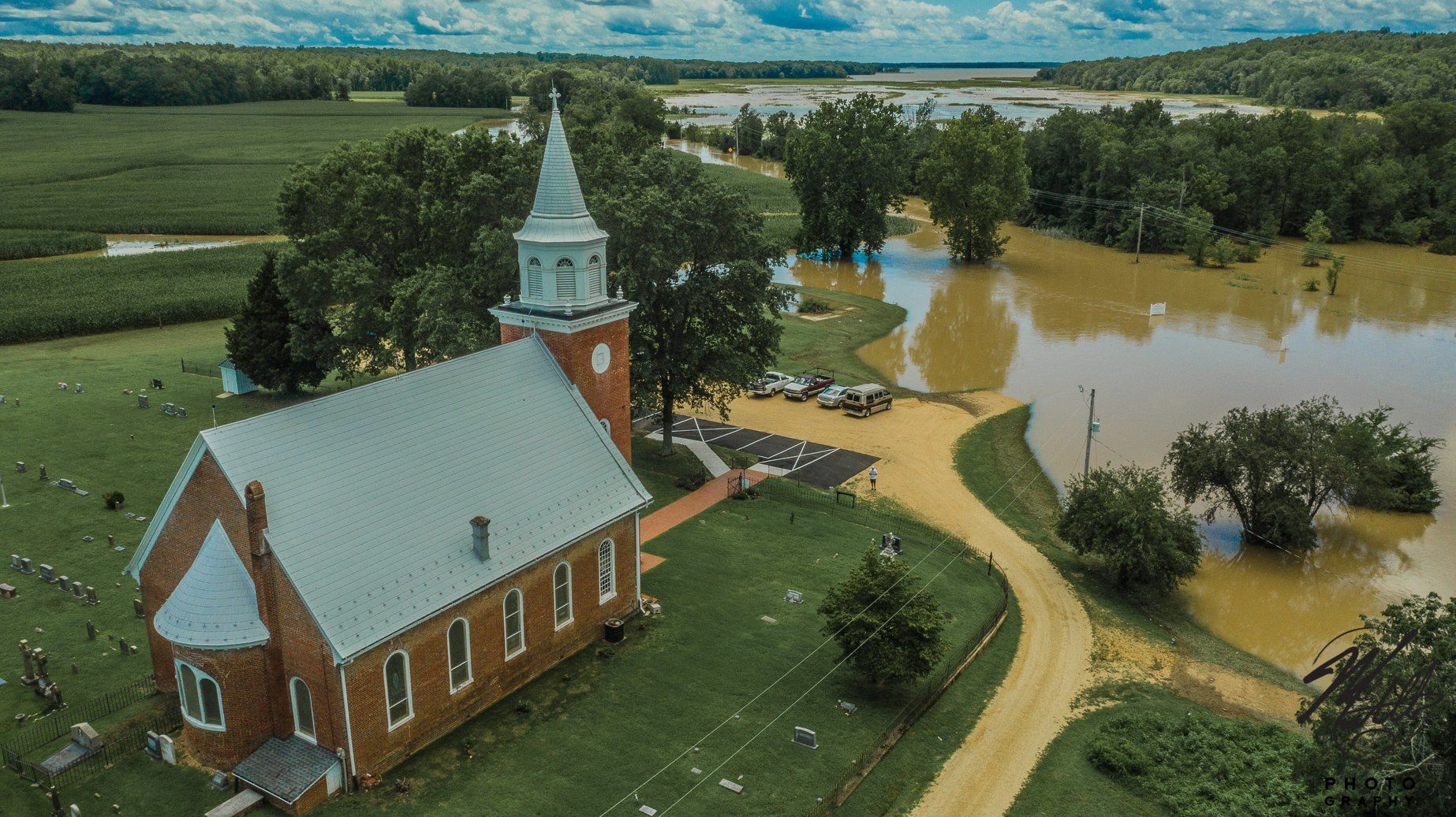 Flooding in Chaptico